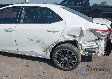 2016 Toyota Corolla S Plus из США, поврежденный, VIN 2T1BURHE6GC507938